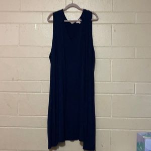 Terra & Sky Deep Navy Dress, Size 5X